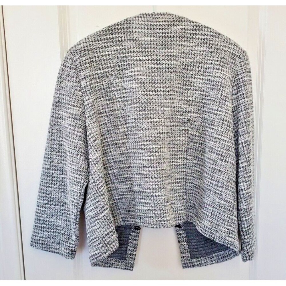 Philosophy Tweed Jacket Black/White Size Large NWT FS - Picture 2 of 4